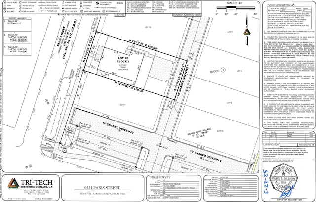 6431 Paris St, Houston, TX 77021 - parcel map