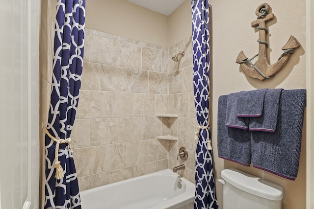 514 Pearl View Ln, Pinehurst, TX 77362 - full bath with toilet and shower / bathtub combination with curtain