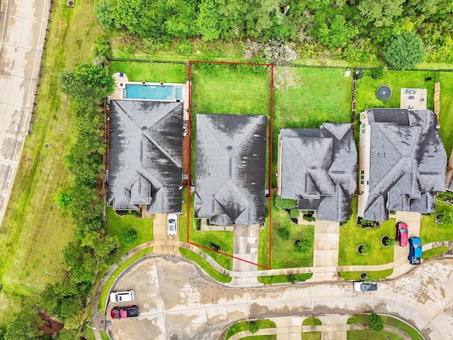 514 Pearl View Ln, Pinehurst, TX 77362 - aerial overview of property's location with property boundaries highlighted