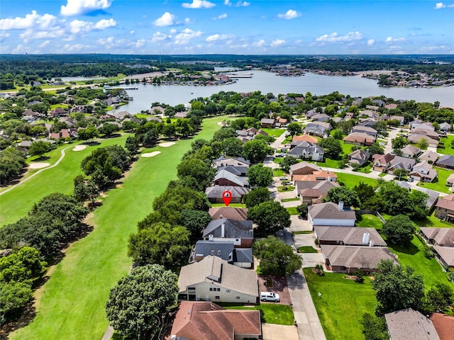 170 April Cv, Montgomery, TX 77356 - aerial perspective of suburban area with a large body of water