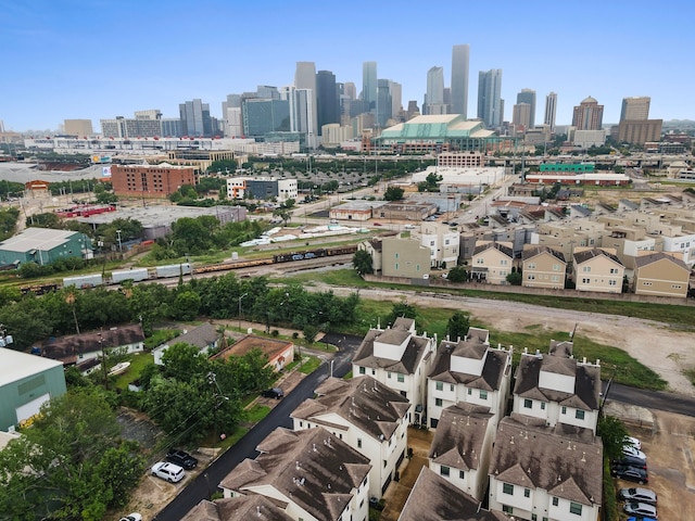 aerial view of a view of skyline