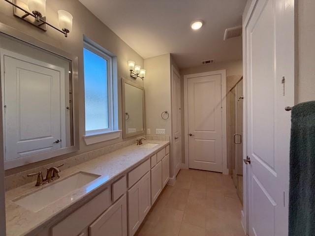 18714 Sweetwater Springs Dr, Cypress, TX 77433 - full bath featuring a shower stall and double vanity