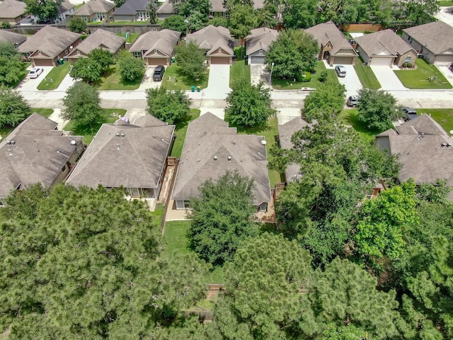 aerial perspective of suburban area