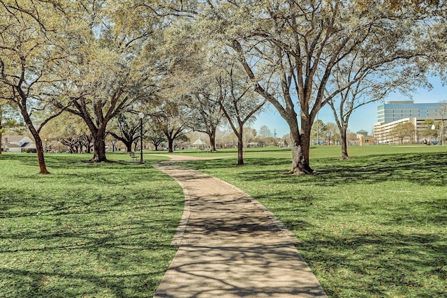 12709 Huntingwick Dr Unit 167, Houston, TX 77024 - surrounding community with a lawn