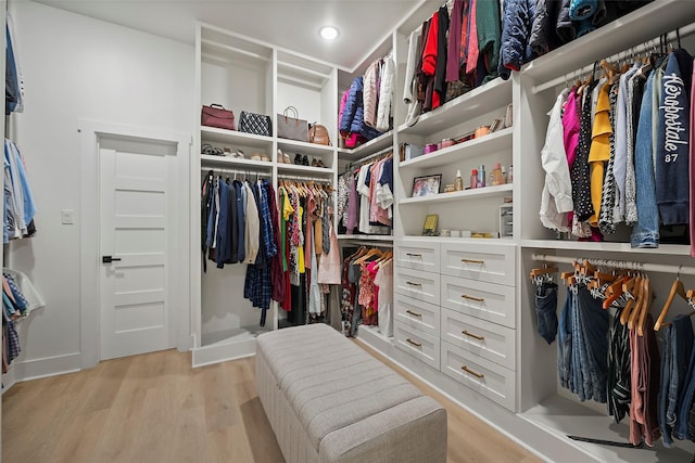 7321 Ponderosa Dr, Magnolia, TX 77354 - spacious closet featuring light wood-type flooring