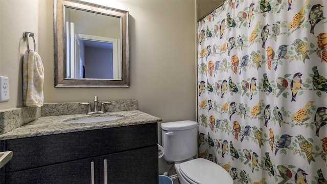 1609 W 24th St Unit B, Houston, TX 77008 - full bath with toilet, vanity, and a shower with curtain