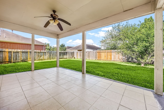 506 Stream Mill Ln, Katy, TX 77494 - view of patio / terrace with ceiling fan