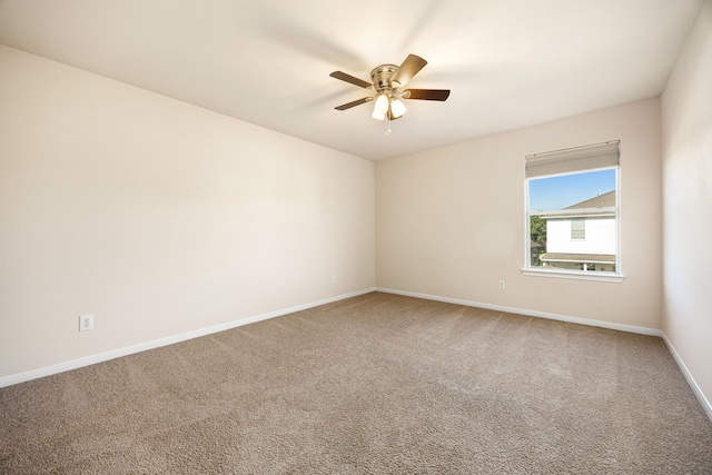 506 Stream Mill Ln, Katy, TX 77494 - carpeted empty room featuring a ceiling fan and baseboards