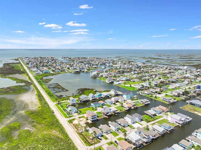 16716 Tahiti Way, Galveston, TX 77554 - aerial view of residential area featuring a nearby body of water