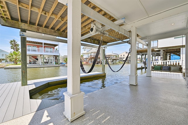 16716 Tahiti Way, Galveston, TX 77554 - dock area with a water view