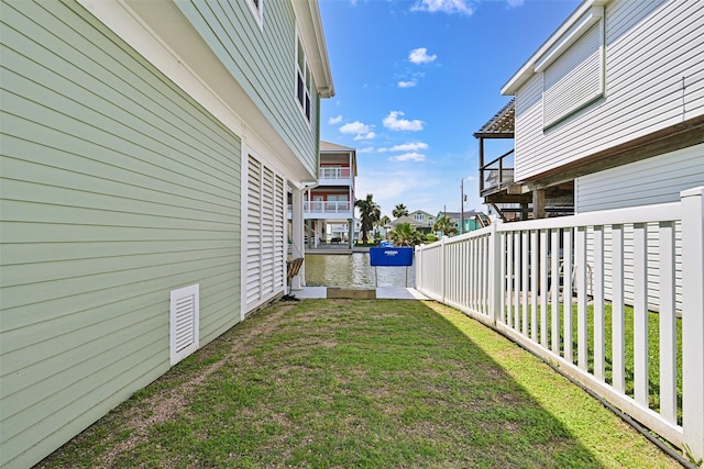 16716 Tahiti Way, Galveston, TX 77554 - view of yard with a water view