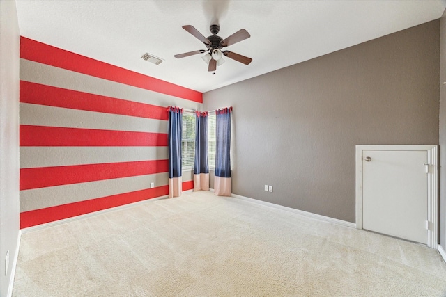 15127 Woodford Hollow Ln, Cypress, TX 77429 - carpeted spare room with ceiling fan and baseboards