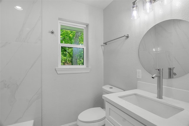 110 Prune St, La Marque, TX 77568 - bathroom featuring toilet and vanity