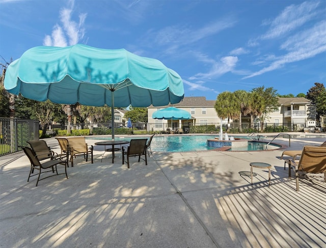 13600 Breton Ridge St Unit 25B, Houston, TX 77070 - community pool featuring fence and a patio area