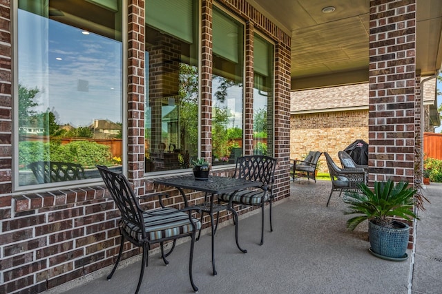 view of patio
