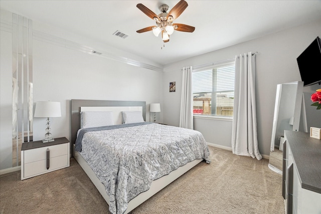 21022 Solstice Point Dr, Hockley, TX 77447 - bedroom featuring carpet floors, baseboards, and a ceiling fan
