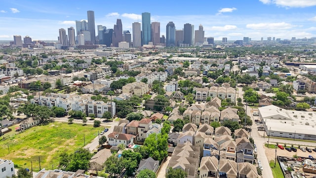 1710 Spring St, Houston, TX 77007 - bird's eye view of a skyline view