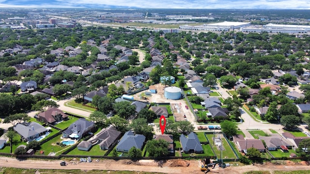 13114 Oak Ledge Dr, Houston, TX 77065 - aerial view of property and surrounding area featuring nearby suburban area