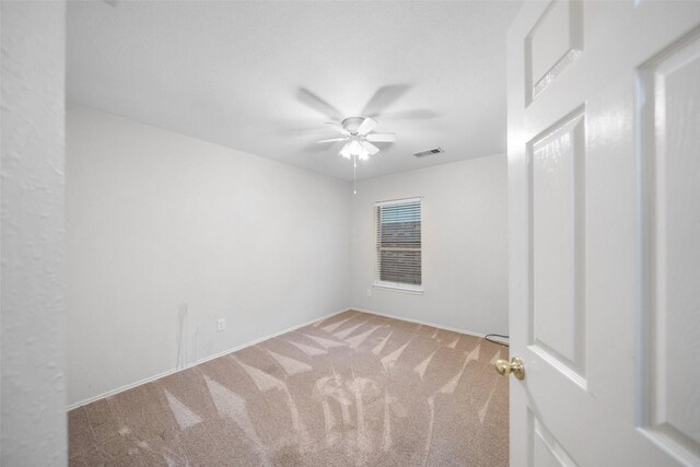 17922 Cypress Valley Ln, Cypress, TX 77429 - spare room featuring carpet, a ceiling fan, and baseboards