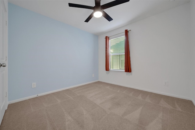 23431 Wrexham St, Spring, TX 77373 - spare room with carpet floors, a ceiling fan, and baseboards