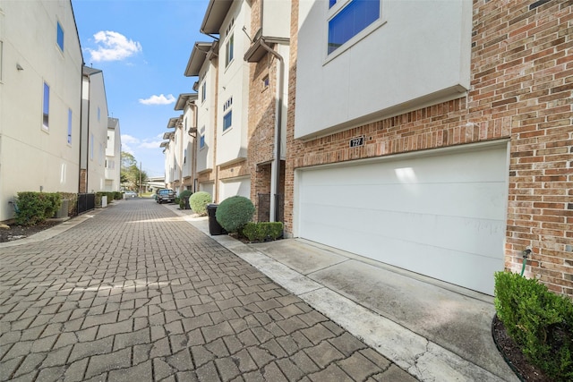 view of street featuring a residential view