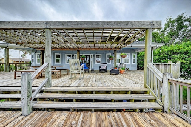 view of deck