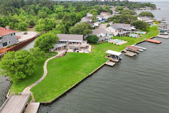 79 Lakeview Vlg, Conroe, TX 77356 - aerial view of a large body of water