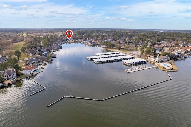 44 Logansport Ct, Montgomery, TX 77356 - bird's eye view of a large body of water