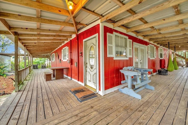 7027 Iowa Colony Blvd, Rosharon, TX 77583 - view of wooden deck