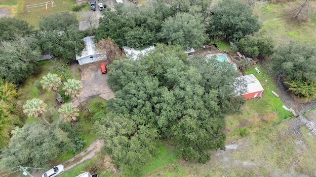 7027 Iowa Colony Blvd, Rosharon, TX 77583 - aerial view of property's location featuring a pool