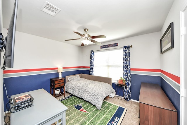 4827 San Gregorio Ln, Katy, TX 77493 - bedroom featuring carpet floors, ceiling fan, and baseboards