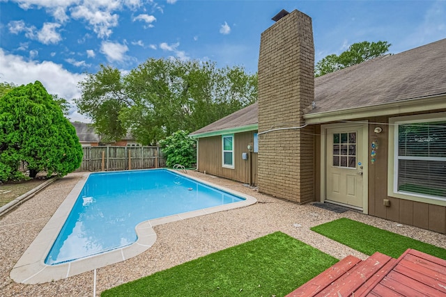 10315 Sun City Ct, Houston, TX 77099 - view of pool featuring a fenced backyard