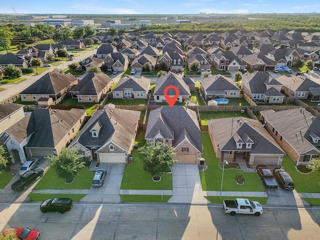 8315 Egret Bay Cir, Baytown, TX 77523 - aerial perspective of suburban area
