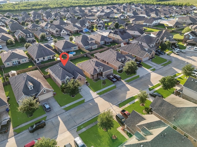 8315 Egret Bay Cir, Baytown, TX 77523 - aerial view of property and surrounding area featuring nearby suburban area