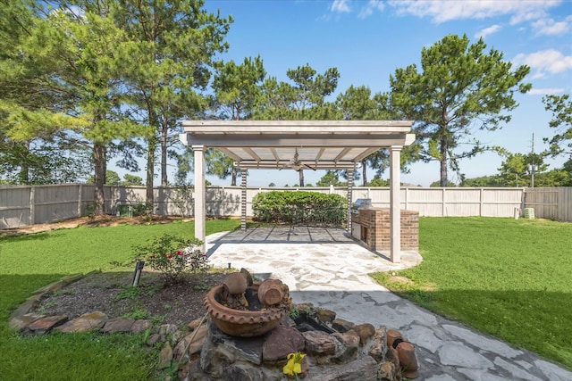 11127 Salento Ct, Richmond, TX 77406 - view of yard with a patio and area for grilling