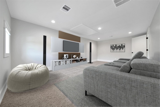 18829 Cypress Church Rd, Cypress, TX 77433 - living room with carpet flooring, baseboards, and recessed lighting