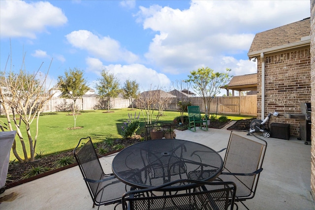809 Stella Vista Ct, Katy, TX 77493 - view of patio / terrace with outdoor dining space