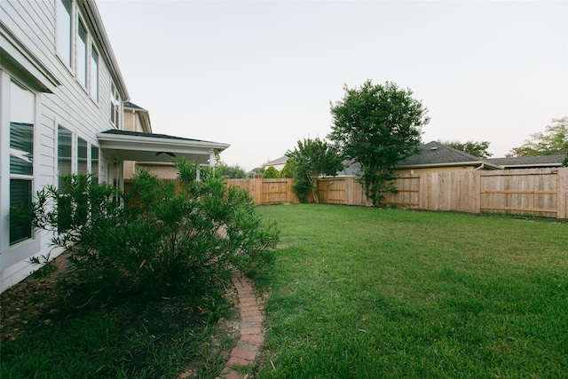 view of yard