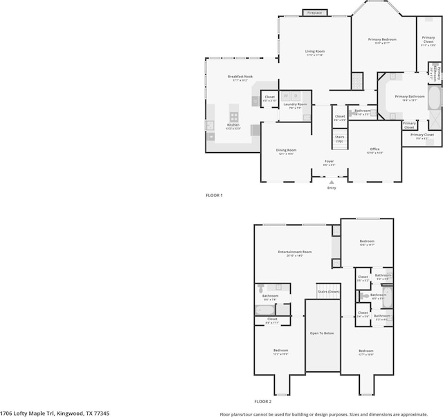 1706 Lofty Maple Trl, Houston, TX 77345 - home floor plan