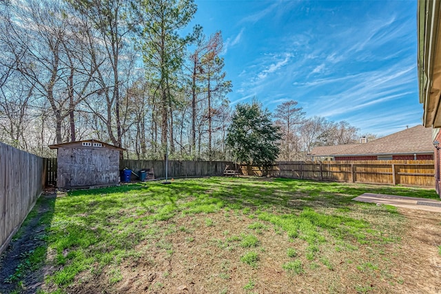 23123 Sandpiper Trl, Spring, TX 77373 - view of yard featuring a storage unit and an outdoor structure