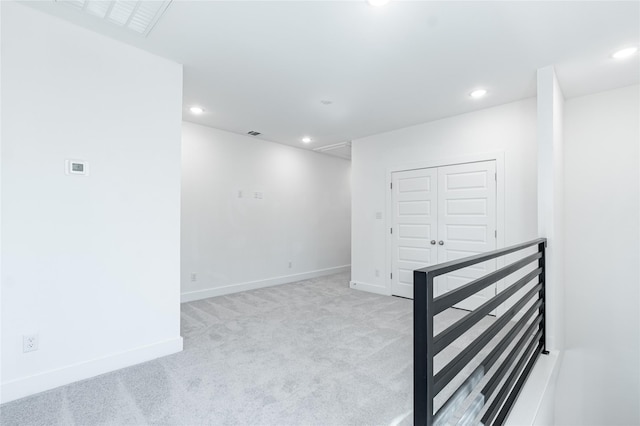 610 E 41st St Unit A B, Houston, TX 77022 - spare room with light carpet, recessed lighting, and baseboards