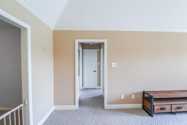 101 N Hall Dr, Sugar Land, TX 77478 - spare room featuring carpet floors, ornamental molding, and baseboards