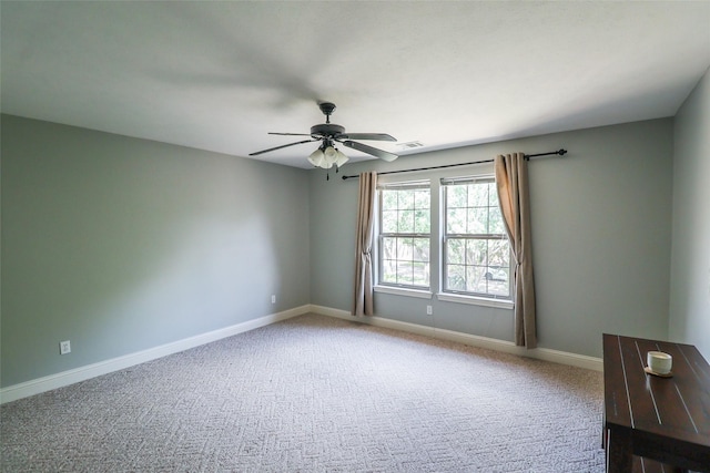 101 N Hall Dr, Sugar Land, TX 77478 - carpeted empty room with ceiling fan and baseboards