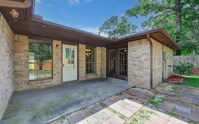 view of patio / terrace with fence