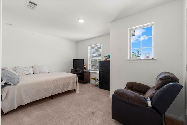 247 Pine Cavern Dr, Willis, TX 77378 - bedroom featuring light colored carpet and recessed lighting
