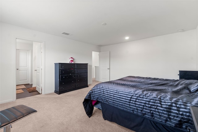 247 Pine Cavern Dr, Willis, TX 77378 - carpeted bedroom with baseboards and recessed lighting