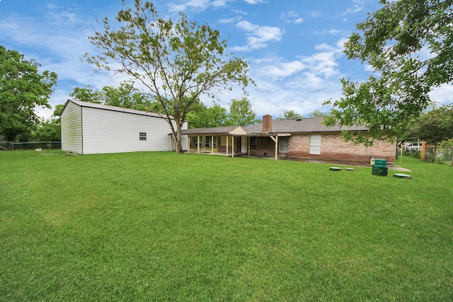 2257 County Road 206, Alvin, TX 77511 - view of yard