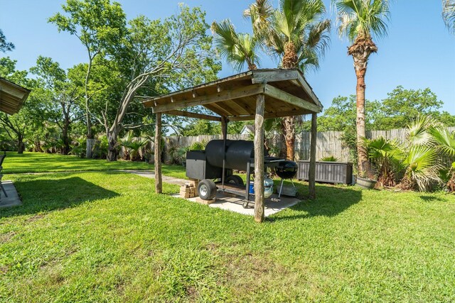 104 Smith Ln, League City, TX 77573 - view of yard with a gazebo