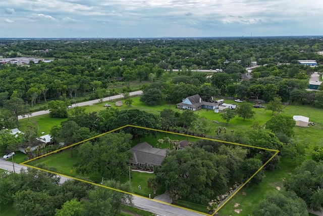 104 Smith Ln, League City, TX 77573 - aerial view of property's location with property boundaries highlighted