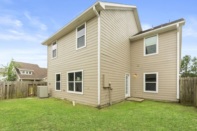 21214 Peachvine Ln, Tomball, TX 77375 - back of property featuring cooling unit